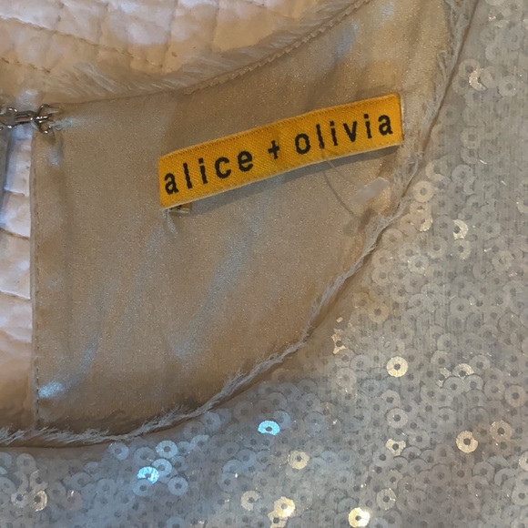 ALICE & OLIVIA 100% silk layered party dress size 2 - Picture 6 of 16